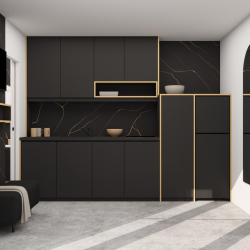 Schwarz gold - Unsere prestigeträchtige Designoption. - Ansicht 2